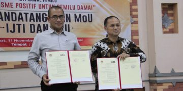 Kawal Pemilu 2024, IJTI Resmi Teken MoU dengan KPU RI